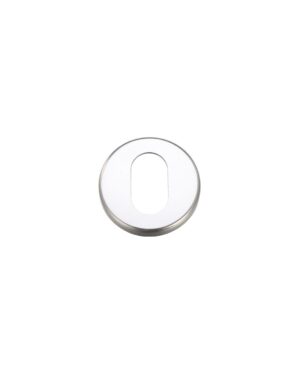 Zoo Hardware Contract Aluminium Euro Profile Escutcheon, Satin Aluminium