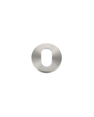 Zoo Hardware Zcs Architectural Oval Profile Escutcheon, Satin Stainless Steel