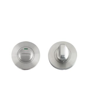 Zoo Hardware Zcs Architectural Bathroom Turn & Release With Indicator, Polished Stainless Steel