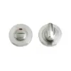 Zoo Hardware Zps Bathroom Turn & Release With Indicator, Satin Stainless Steel