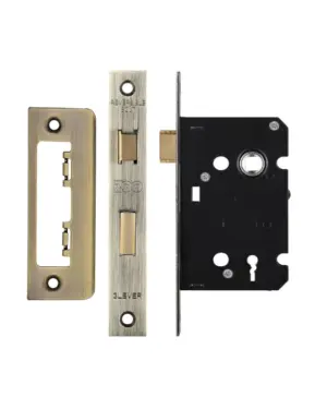 Zoo Hardware 3 Lever Sash Lock 2.5 - smaller case