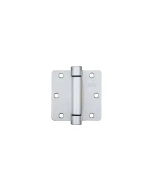 Zoo Hardware 3.5" Spring Hinge Plus Slave Pack, Satin Stainless Steel