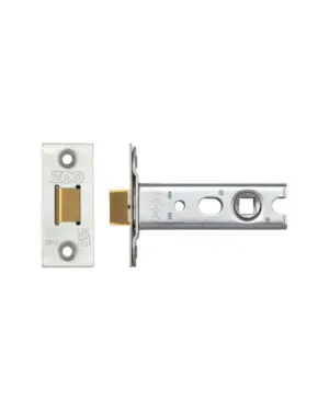 Zoo Hardware Heavy Duty Double Sprung Tubular Latches (Bolt Through) - Stainless Steel Finish