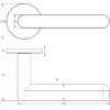Frelan Hardware CRES CR-101 Door Handle